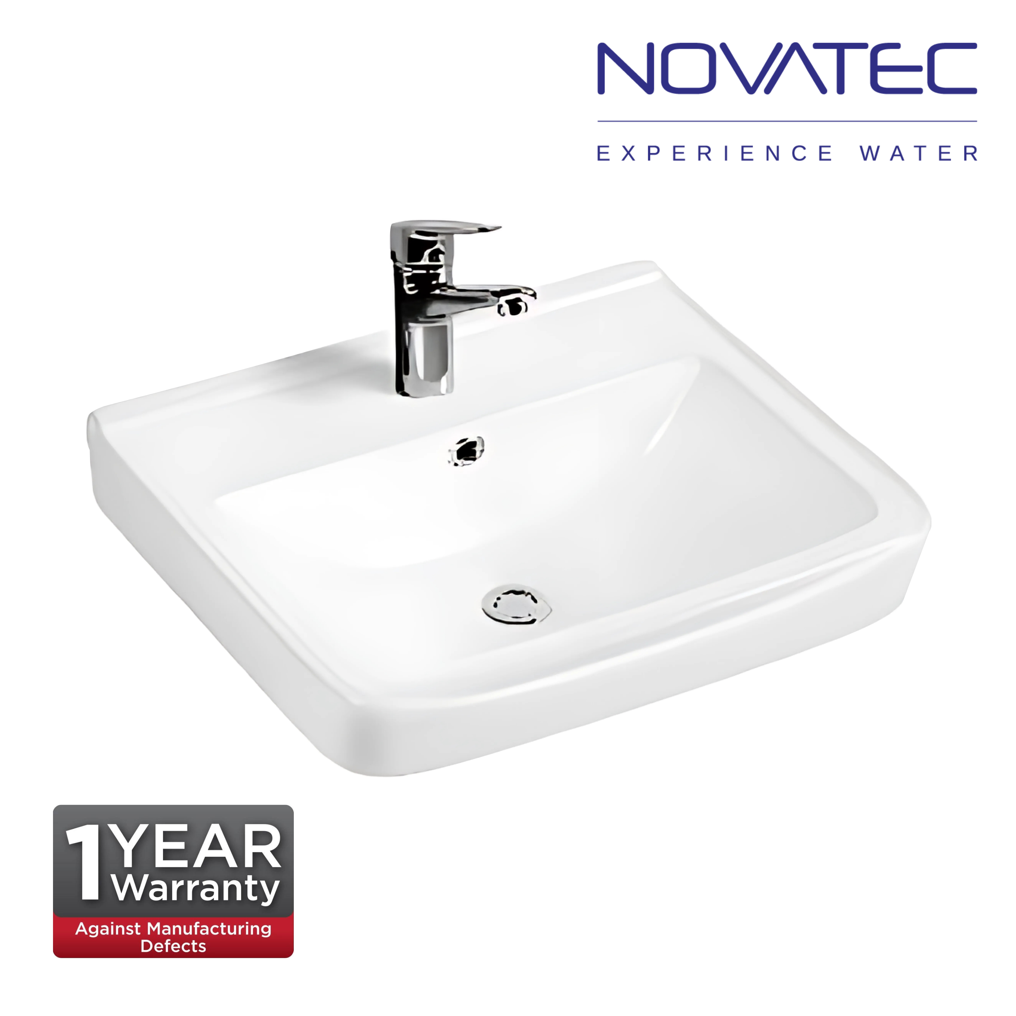 Novatec SW Athens 430 Wall Hung Basin  (WB6012)